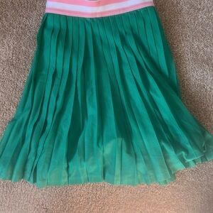 NWT J. Crew Green and Pink A-Line Skort. Selling matching top separately.